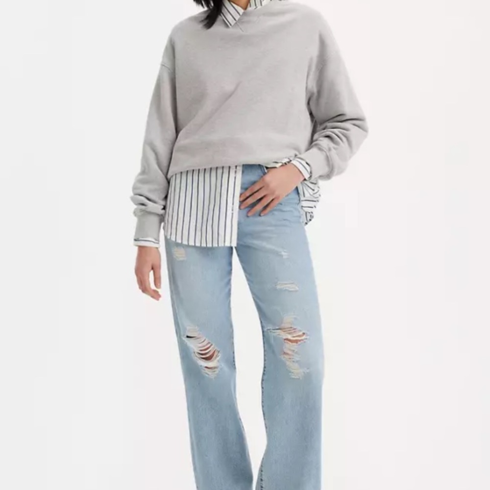 Levis Ribcage Straight